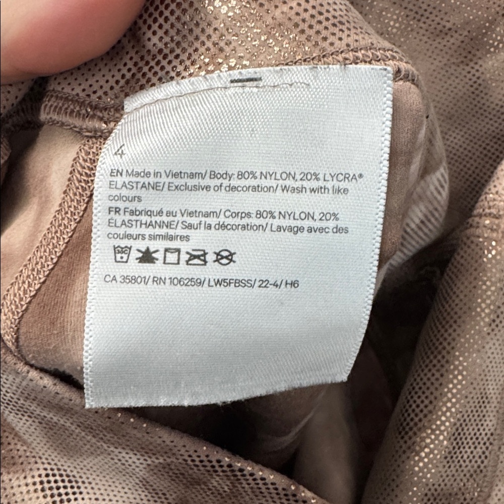 Lululemon Align High-Rise Pant 25" Shine Size 4 - Picture 6 of 8